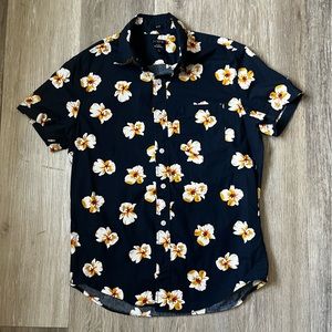 J. Crew flex washed slim short sleeve button down